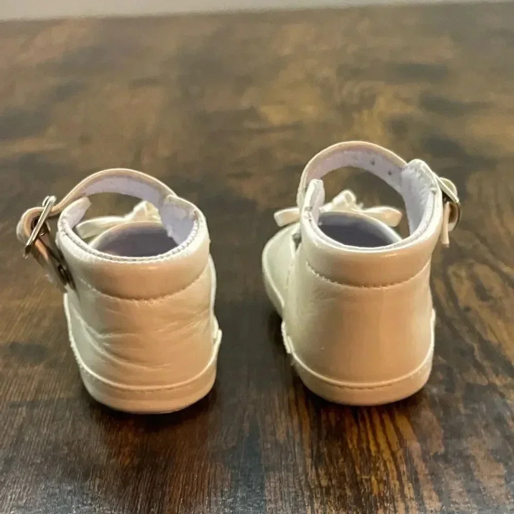 Mexican leather baby shoes